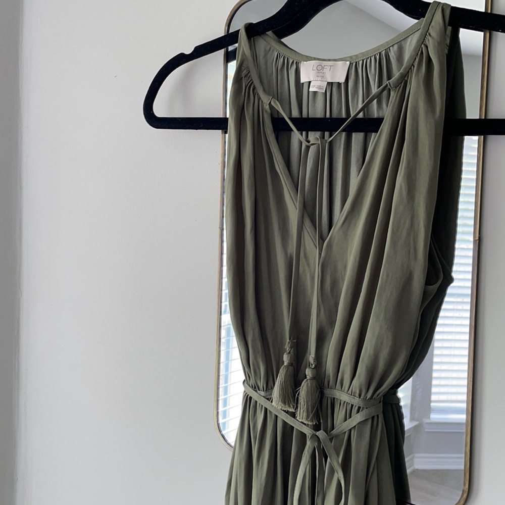 LOFT petites. Spring summer dress.